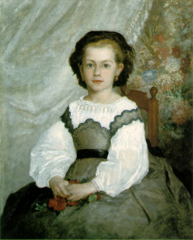 Juvenile oil painting