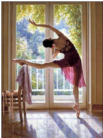 Ballet oil painting,oil paintings from photos