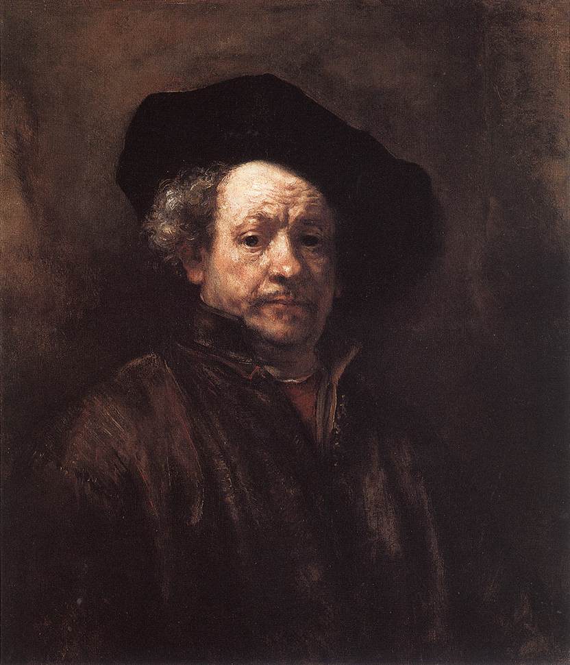 Man oil painting