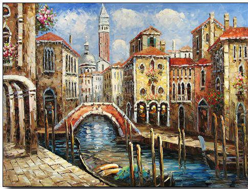 Venice oil painting