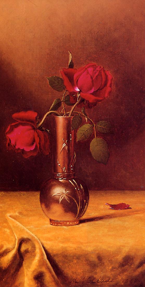 Floral oil painting