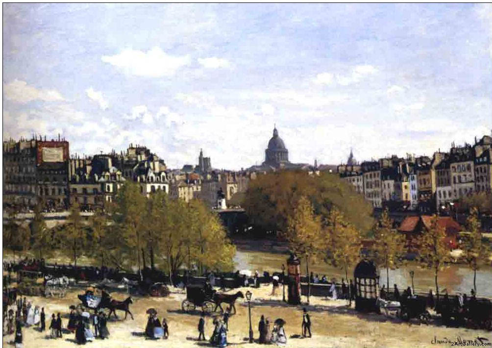 Cities oil painting