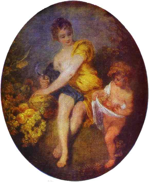 Oil painting:Autumn. c. 1715