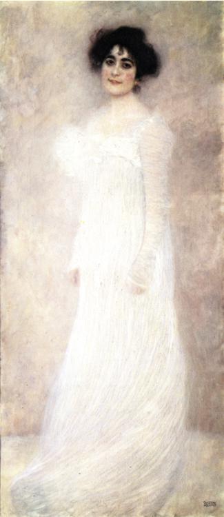 Oil painting:Portrait of Serena Lederer. 1899