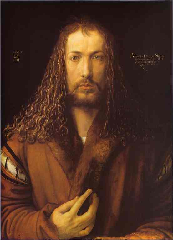 Oil painting:Self-Portrait at 28. 1500