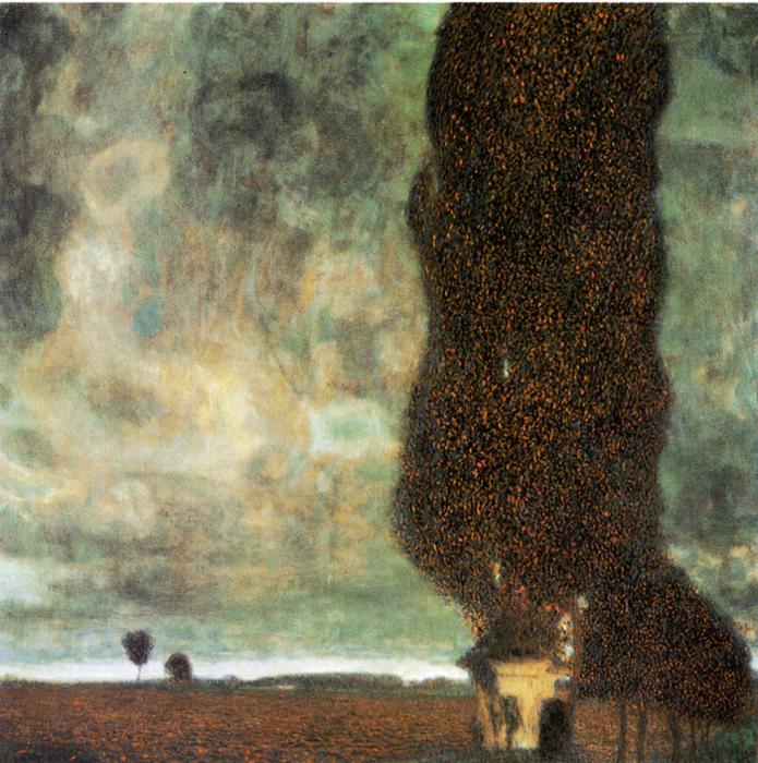 Oil painting:The Big Poplar II. 1902