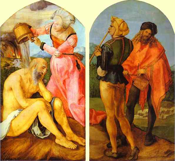 Oil painting:The Jabach Altarpiece. c.1503