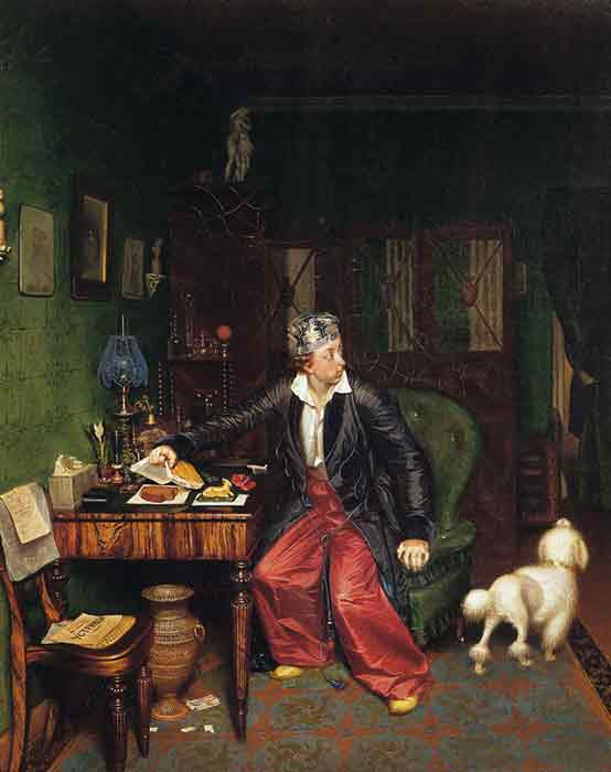 Oil painting for sale:Aristocrat?s brakfast, 1848