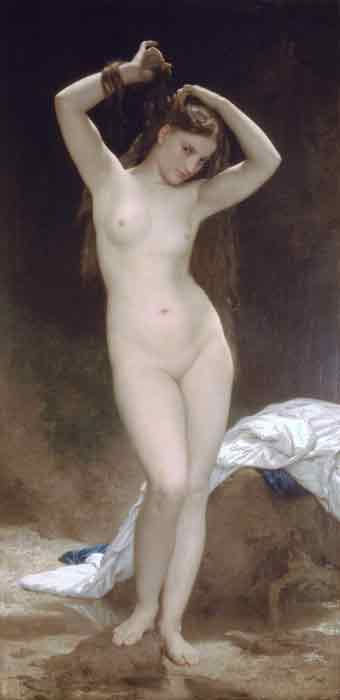 Oil painting for sale:Baigneuse [Bather], 1870
