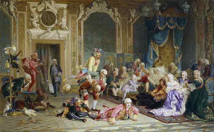 Oil painting for sale:Clowns of the Woman Emperor Anna, 1872