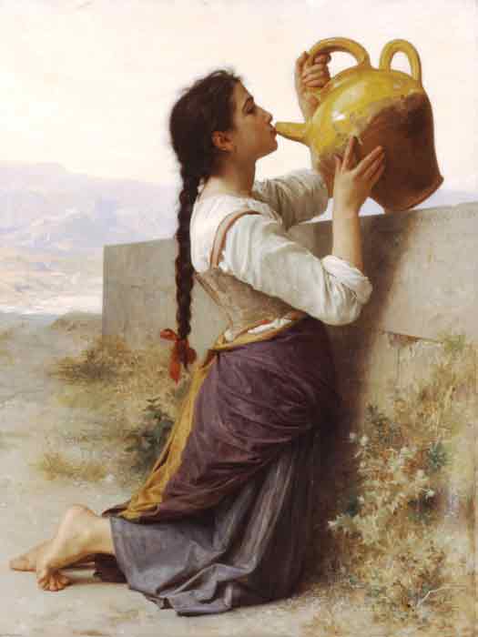 Oil painting for sale:La Soif [Thirst], 1886