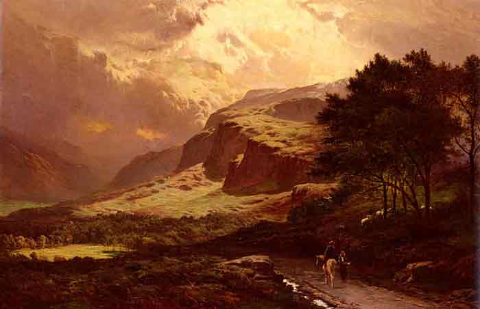 Oil painting for sale:Langdale, Westmorland, 1881