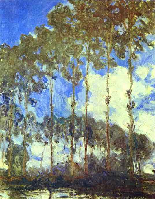 Poplars on the Bank of the River Epte 1890.