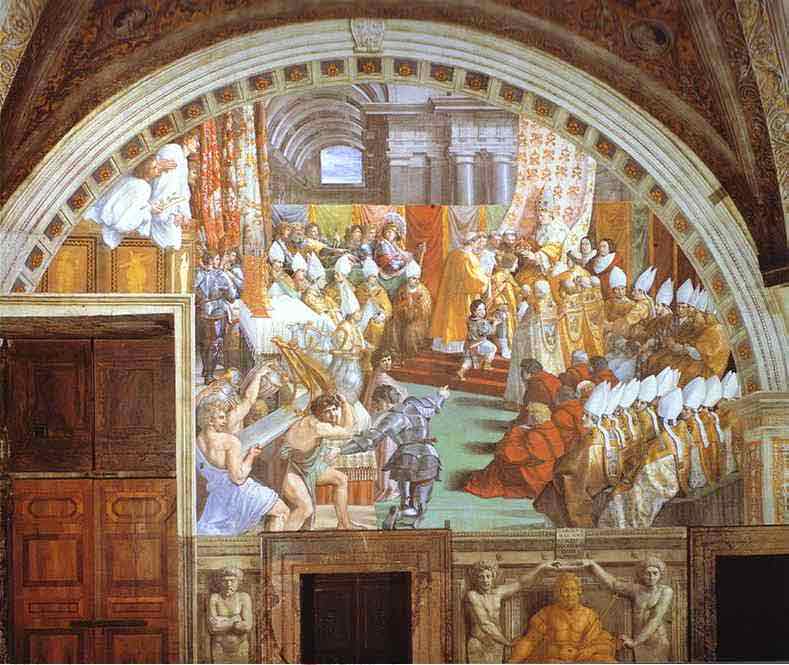 The Coronation of Charlemagne. c 1516-1517