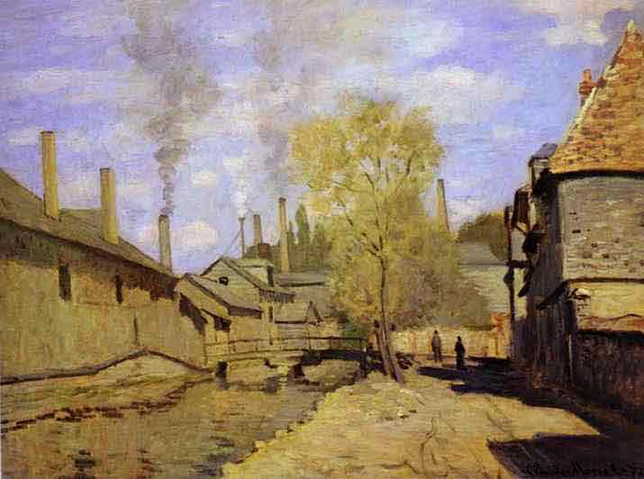 The Robec Stream, at Rouen 1872.