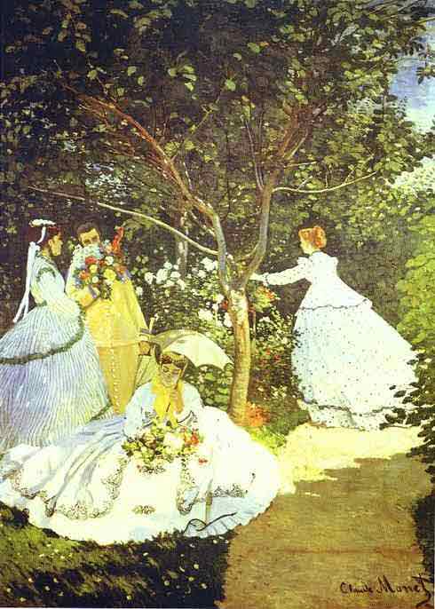 Women in the Garden 1866.