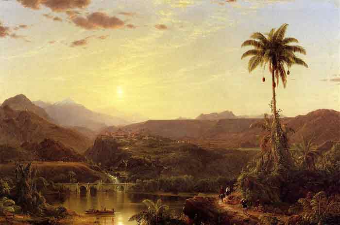 Oil painting for sale:The Cordilleras: Sunrise, 1854