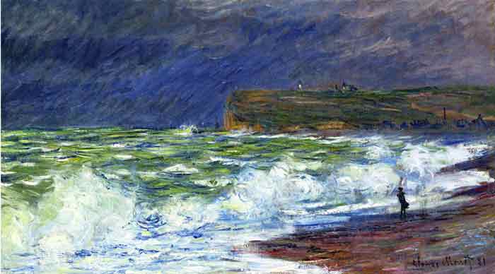 Oil painting for sale:The Beach at Fecamp , 1881