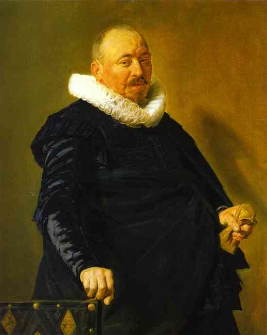 Oil painting:Portrait of an Elderly Man. c. 1627