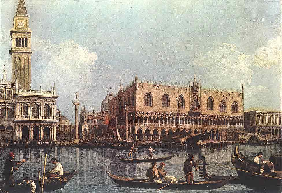 Oil painting for sale:View of the Bacino di San Marco