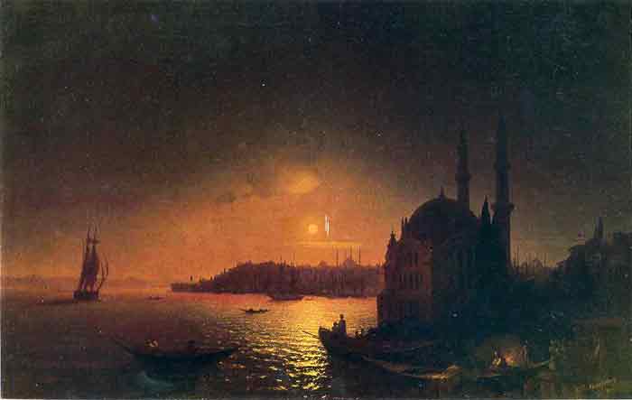 Oil painting for sale:View of Constantinople, 1846