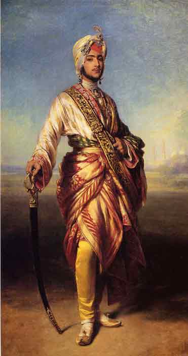 Oil painting for sale:The Maharajah Duleep Singh, 1854