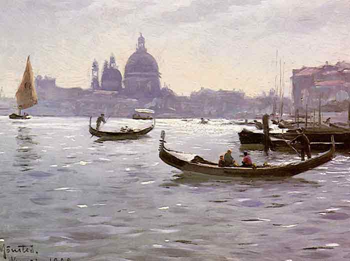 Oil painting for sale:On The Venetian Lagoon, 1928