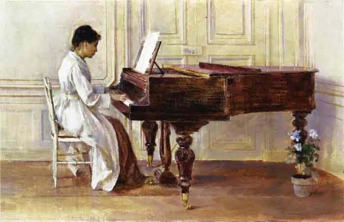 Oil painting for sale:At the Piano, 1887