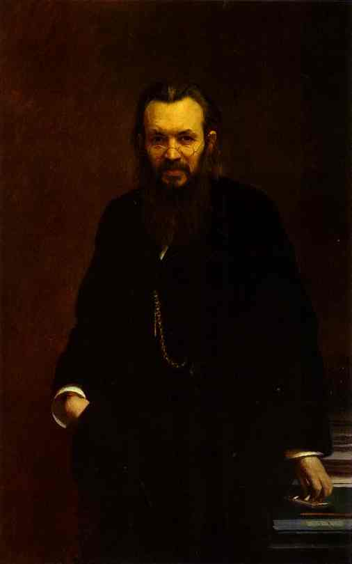 Oil painting:Portrait of Alexey Suvorin. 1881