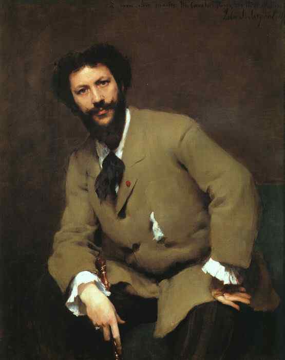Oil painting:Portrait of Carolus-Duran. 1879