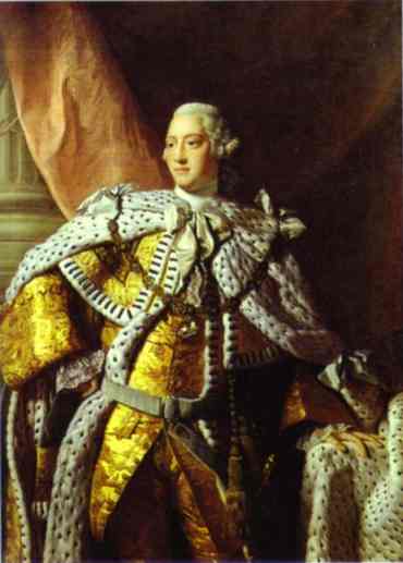 Oil painting:Portrait of George III. 1767