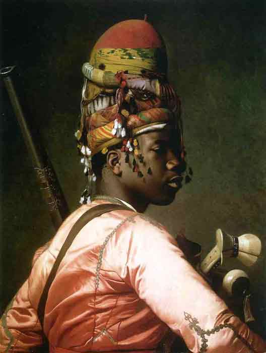 Oil painting for sale:Black Bashi-Bazouk, 1869