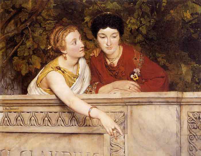 Oil painting for sale:Gallo-Roman Women, 1865