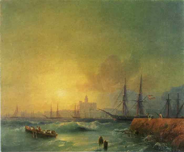 Oil painting for sale:Malaga, 1854