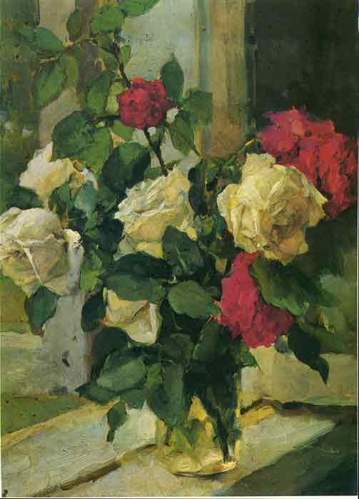 Oil painting for sale:Roses, 1958