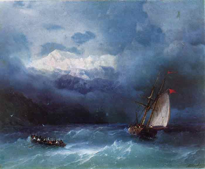 Oil painting for sale:Stormy Sea, 1868