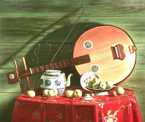 Oil painting for sale:musical_instrument1