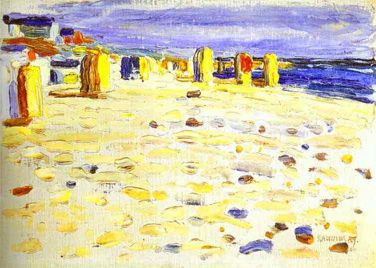 Beach Baskets in Holland. 1904