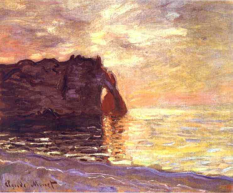 Etretat. The End of the Day. 1885.