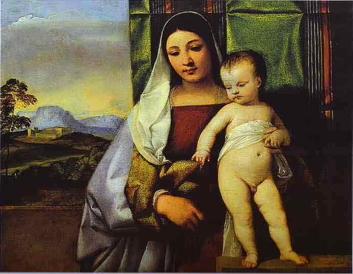 Gypsy Madonna. c.1512