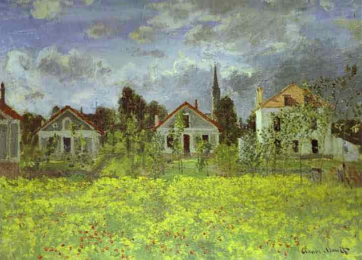 Houses at Argenteuil 1891.