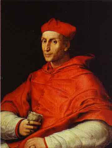 Portrait of Cardinal Bernardo Dovizi Bibbiena. c.1514-1516