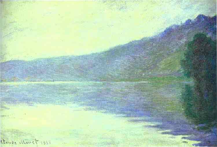 The Seine at Port-Villez. The Harmony in Blue 1894.