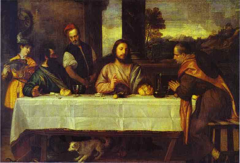 The Supper at Emmaus. c.1535