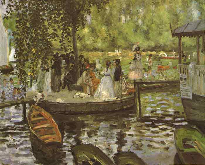 Oil painting for sale:La Grenouillere, 1869