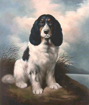 Oil painting for sale:dogs-011