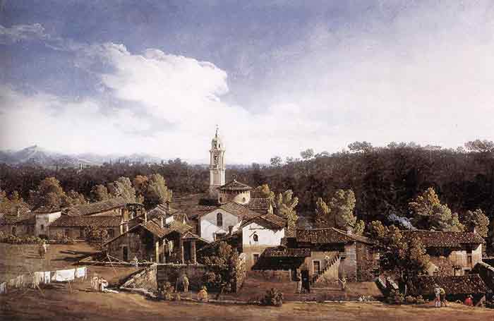 Oil painting for sale:View of Gazzada near Varese, 1744
