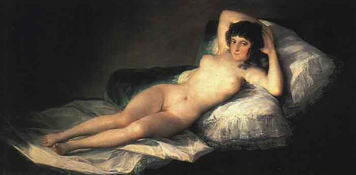 Oil painting for sale:Nude Maja, c.1800