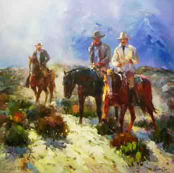 Oil painting for sale:horses-048