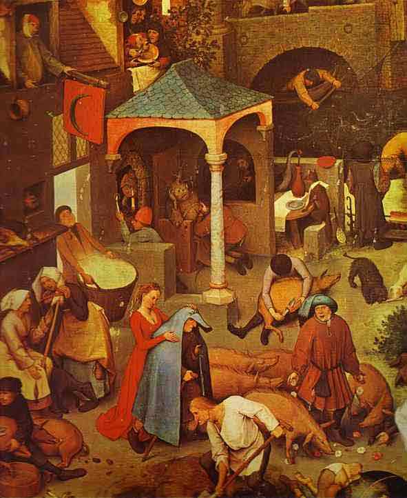 The Flemish Proverbs. Detail. 1559